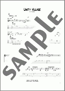 Unity Village(Pat Metheny) 楽譜 ギター（ソロ） ダウンロード