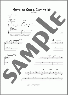North To South, East To West(Pat Metheny) 楽譜 ギター（ソロ） ダウンロード