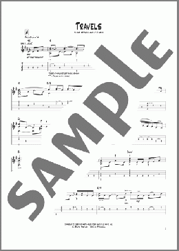 Travels(Lyle Mays/Pat Metheny) 楽譜 ギター（ソロ） ダウンロード