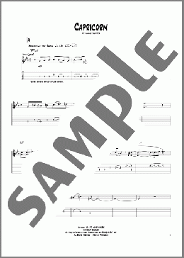Capricorn(Pat Metheny/Wayne Shorter) 楽譜 ギター（ソロ） ダウンロード
