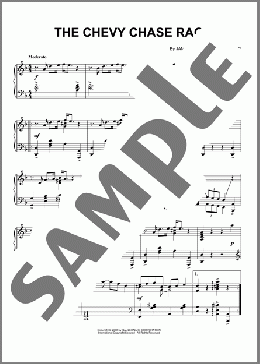 The Chevy Chase Rag(James Hubert ”Eubie” Blake) 楽譜 ピアノ（ソロ） ダウンロード