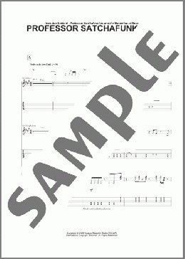 Professor Satchafunkilus(Joe Satriani) 楽譜 ギター（ソロ） ダウンロード