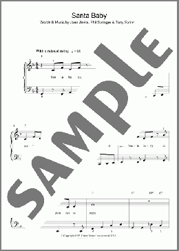 Santa Baby(Eartha Kitt) 楽譜 ピアノ（ソロ） ダウンロード
