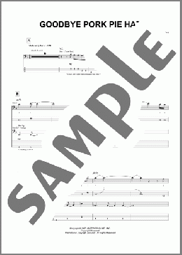 Goodbye Pork Pie Hat(Charles Mingus) 楽譜 ベース ダウンロード