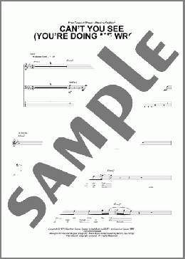 Can't You See (You're Doing Me Wrong)(Tower Of Power) 楽譜 ベース ダウンロード