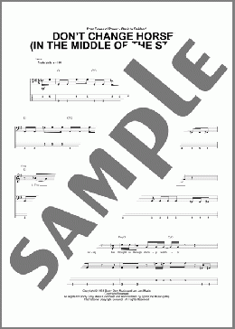 Don't Change Horses (In The Middle Of The Stream)(Tower Of Power) 楽譜 ベース ダウンロード