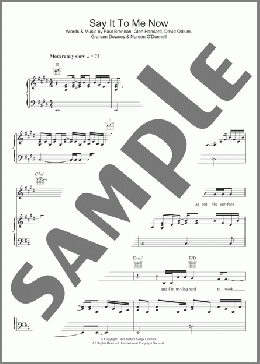 Say It To Me Now (from Once)(Glen Hansard) 楽譜 その他 ダウンロード