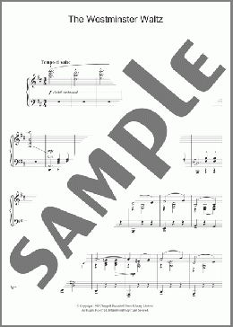 The Westminster Waltz(Robert Farnon) 楽譜 ピアノ（ソロ） ダウンロード