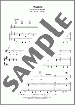 Rawhide(The Blues Brothers) 楽譜 その他 ダウンロード