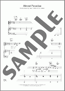Almost Paradise(Mike Reno) 楽譜 その他 ダウンロード