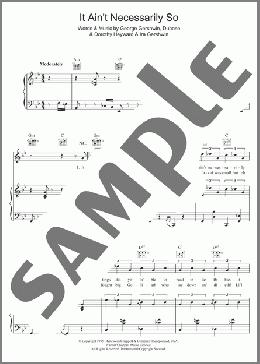 It Ain't Necessarily So (from Porgy And Bess)(George Gershwin) 楽譜 その他 ダウンロード