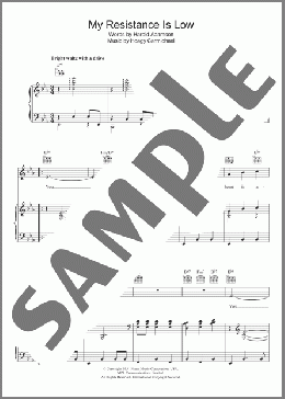 My Resistance Is Low(Hoagy Carmichael) 楽譜 その他 ダウンロード