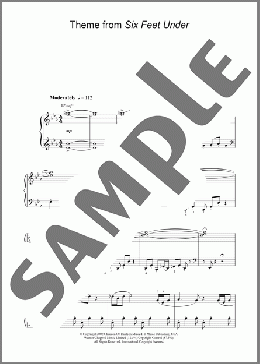 Theme from Six Feet Under(Thomas Newman) 楽譜 ピアノ（ソロ） ダウンロード