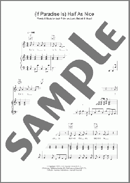(If Paradise Is) Half As Nice(Amen Corner) 楽譜 その他 ダウンロード