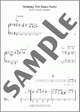 Shaking The Blues Away(Irving Berlin) 楽譜 その他 ダウンロード