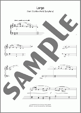 Largo (from The New World)(Antonin Dvorak) 楽譜 ピアノ（ソロ） ダウンロード