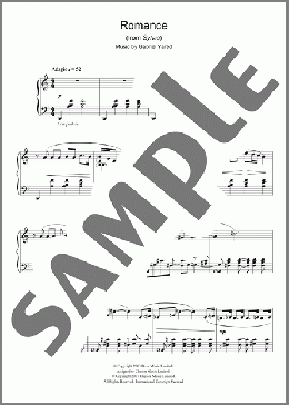 Romance (from Sylvia)(Gabriel Yared) 楽譜 ピアノ（ソロ） ダウンロード