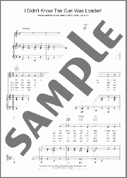 I Didn't Know The Gun Was Loaded(The Andrews Sisters) 楽譜 その他 ダウンロード