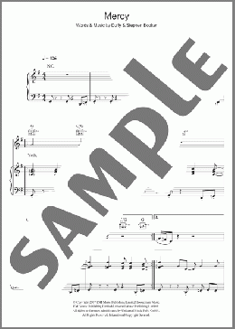 Mercy(Duffy) 楽譜 その他 ダウンロード