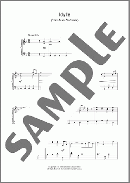 Idylle (from Suite Pastorale)(Emmanuel Chabrier) 楽譜 ピアノ（ソロ） ダウンロード