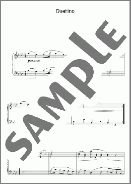 Duettino(Wolfgang Amadeus Mozart) 楽譜 ピアノ（ソロ） ダウンロード