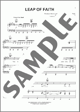 Leap Of Faith(Sanctus Real) 楽譜 ピアノ & ボーカル & ギター ダウンロード