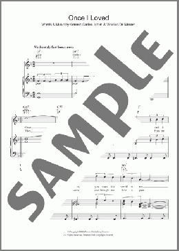 Once I Loved(Antonio Carlos Jobim) 楽譜 その他 ダウンロード