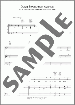 Down Sweetheart Avenue(Frank Chacksfield) 楽譜 その他 ダウンロード