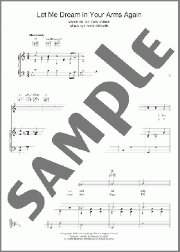 Let Me Dream In Your Arms Again(Debroy Somers) 楽譜 その他 ダウンロード