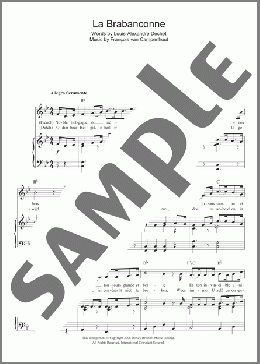 La Brabanconne (Belgian National Anthem)(Francois van Campenhout) 楽譜 その他 ダウンロード