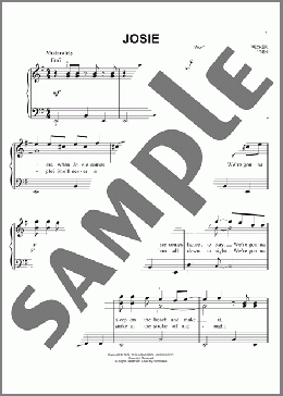 Josie(Steely Dan) 楽譜 ピアノ（ソロ） ダウンロード