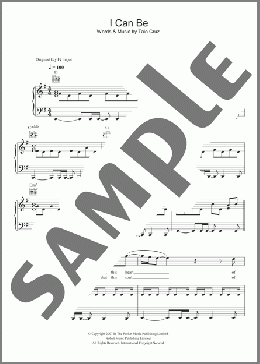 I Can Be(Taio Cruz) 楽譜 その他 ダウンロード