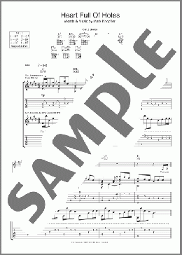 Heart Full Of Holes(Mark Knopfler) 楽譜 ギター（ソロ） ダウンロード