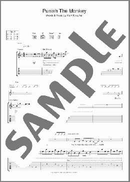 Punish The Monkey(Mark Knopfler) 楽譜 ギター（ソロ） ダウンロード