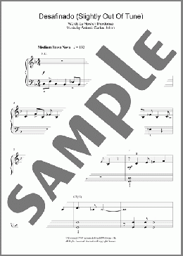 Desafinado (Slightly Out Of Tune)(Antonio Carlos Jobim) 楽譜 ピアノ（ソロ） ダウンロード