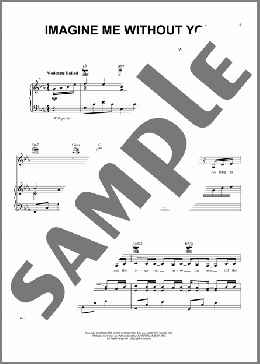 Imagine Me Without You(Jaci Velasquez) 楽譜 ピアノ & ボーカル & ギター ダウンロード