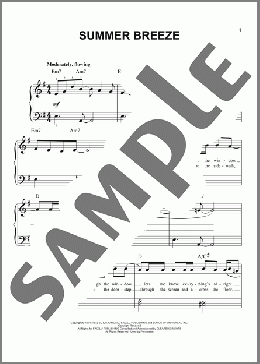 Summer Breeze(Seals & Crofts) 楽譜 ピアノ（ソロ） ダウンロード