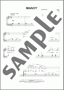 Mandy (arr. Phillip Keveren)(Barry Manilow) 楽譜 ピアノ（ソロ） ダウンロード