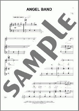Angel Band(The Stanley Brothers) 楽譜 ピアノ & ボーカル & ギター ダウンロード