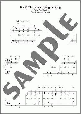 Hark! The Herald Angels Sing(Charles Wesley) 楽譜 ピアノ（ソロ） ダウンロード