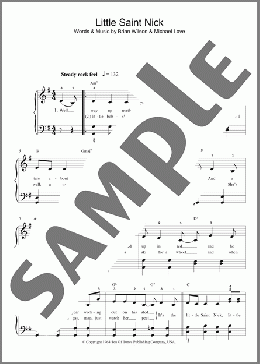Little Saint Nick(The Beach Boys) 楽譜 ピアノ（ソロ） ダウンロード