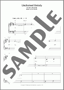 Unchained Melody(The Righteous Brothers) 楽譜 ピアノ（ソロ） ダウンロード