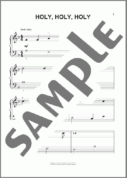 Holy, Holy, Holy(Reginald Heber) 楽譜 その他 ダウンロード