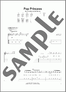 Pop Princess(Hannah Montana/The Click Five) 楽譜 ギター（ソロ） ダウンロード
