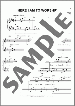 Here I Am To Worship (arr. Phillip Keveren)(Tim Hughes) 楽譜 ピアノ（ソロ） ダウンロード