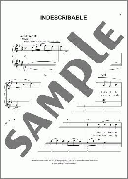 Indescribable (arr. Phillip Keveren)(Chris Tomlin) 楽譜 ピアノ（ソロ） ダウンロード