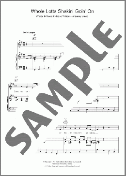Whole Lotta Shakin' Goin' On(Jerry Lee Lewis) 楽譜 その他 ダウンロード