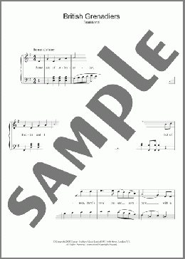 British Grenadiers(Traditional) 楽譜 その他 ダウンロード