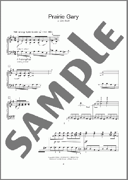 Prairie Gary(Arthur Houle) 楽譜 ピアノ（ソロ） ダウンロード