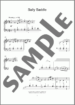 Sally Saddle(Arthur Houle) 楽譜 ピアノ（ソロ） ダウンロード